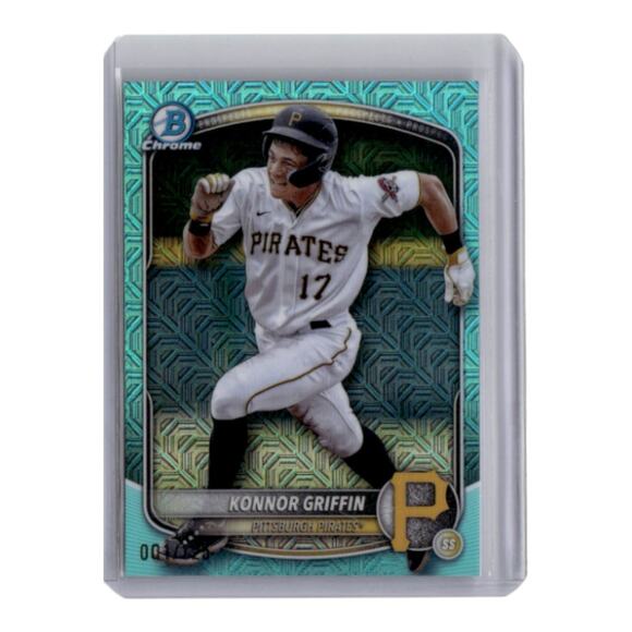 Konnor Griffin Pittsburgh Pirates 2025 Bowman Chrome Topps BCP-86 1/125 - Picture 1 of 2